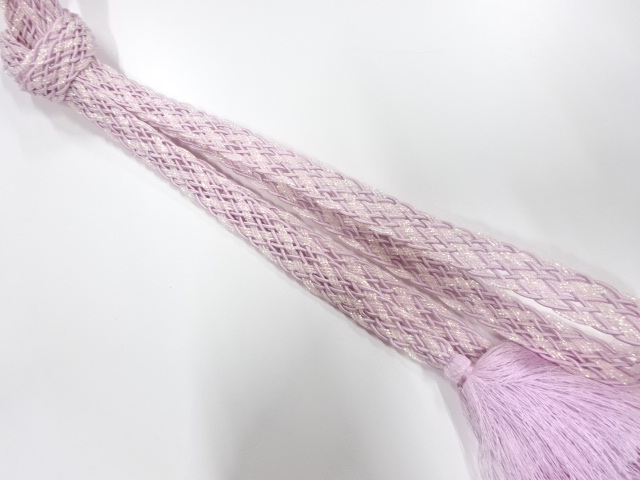 正絹　夏手組帯締め